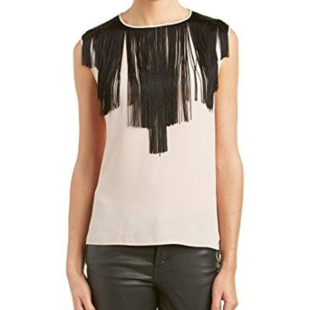 BCBGMAXAZRIA Lyndsay Fringe XXS